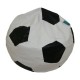 Soccer Large - Black and White Polyester